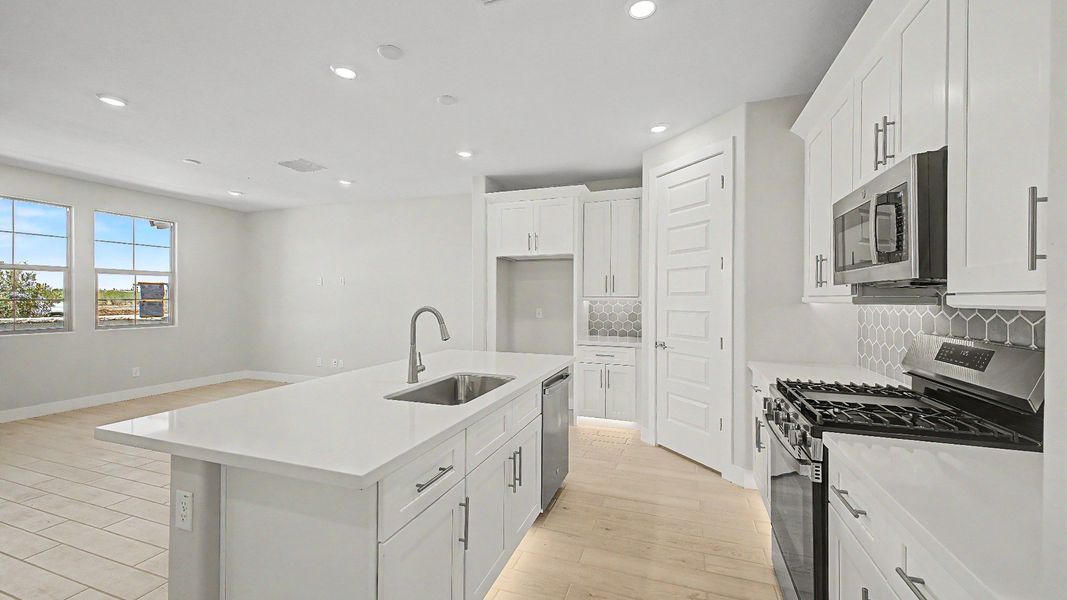 Furnished interior view inside a new home in Surprise City Center, Surprise (Image 9). Furnished interior view inside a new home in Surprise City Center, Surprise (Image 9).
