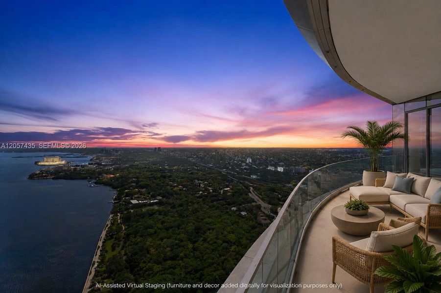 Condo located in Miami, FL showcasing its design and architecture (Image 4). Condo located in Miami, FL showcasing its design and architecture (Image 4).