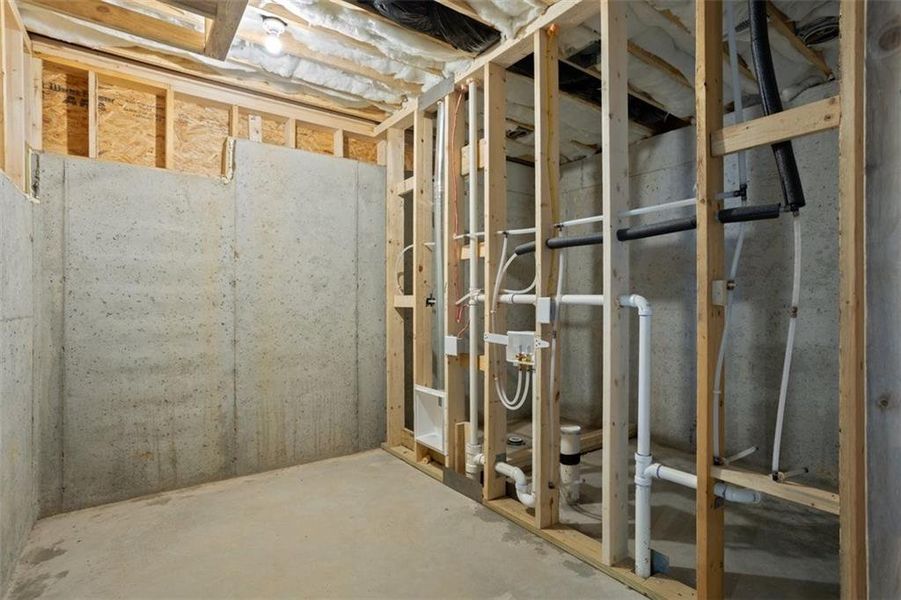 In-progress construction of a new home in , Canton, GA (Image 54).