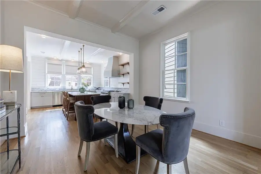 Furnished interior view inside a new home in Delmont, Atlanta (Image 25).