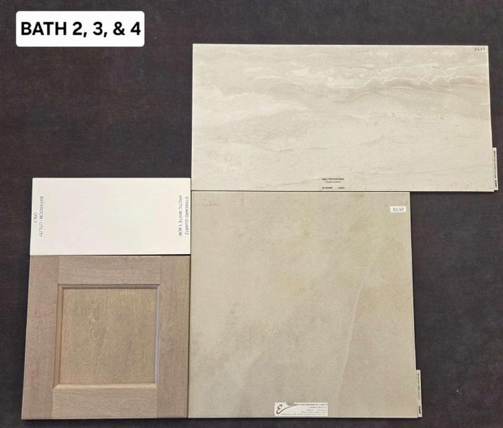 Sample of building materials used in homes in Evergreen 40', Conroe (Image 3).