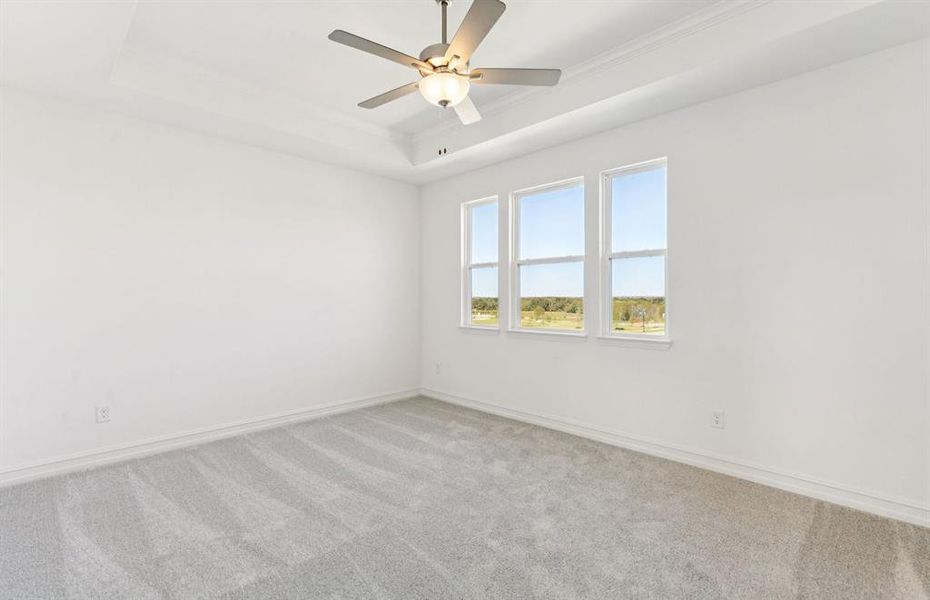 Owner's suite with large windows