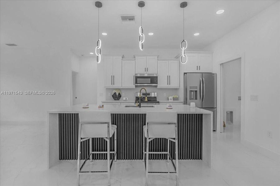 Furnished interior view inside a new home in , Lehigh Acres (Image 9).