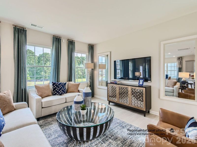 Furnished interior view inside a new home in Redhawk, Belmont (Image 11).