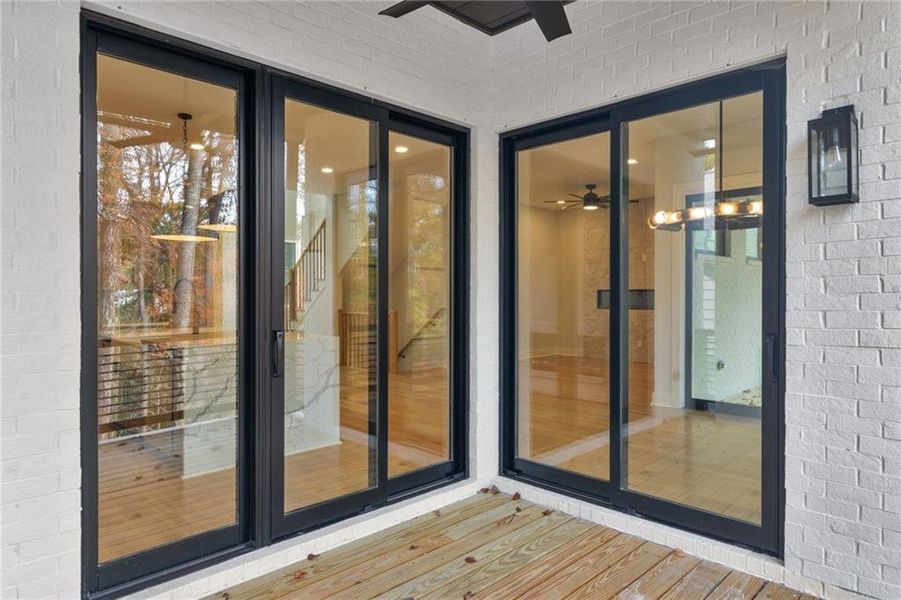 Exterior details and patio area of a home in , Atlanta (Image 43). Exterior details and patio area of a home in , Atlanta (Image 43).