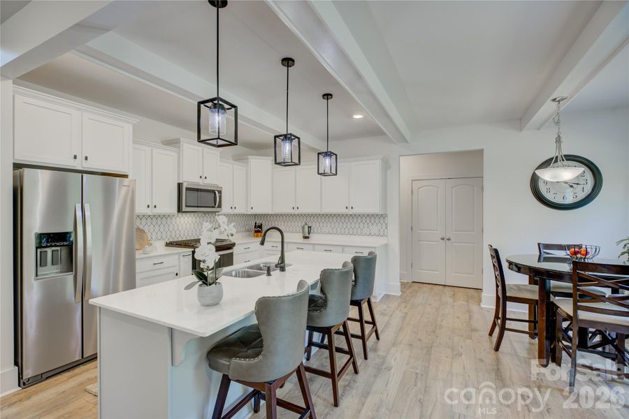 Furnished interior view inside a new home in , York (Image 32).