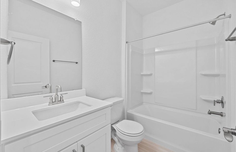 Furnished interior view inside a new home in Cameron Place, Austin (Image 5).