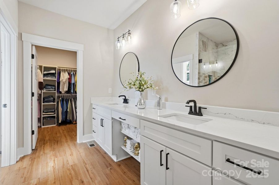 Furnished interior view inside a new home in , Clover (Image 8).