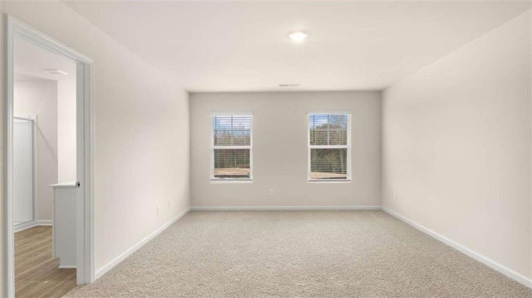 Spacious, unfurnished interior of a new home in The Preserve at Agricultural Village, Perry (Image 12). Spacious, unfurnished interior of a new home in The Preserve at Agricultural Village, Perry (Image 12).