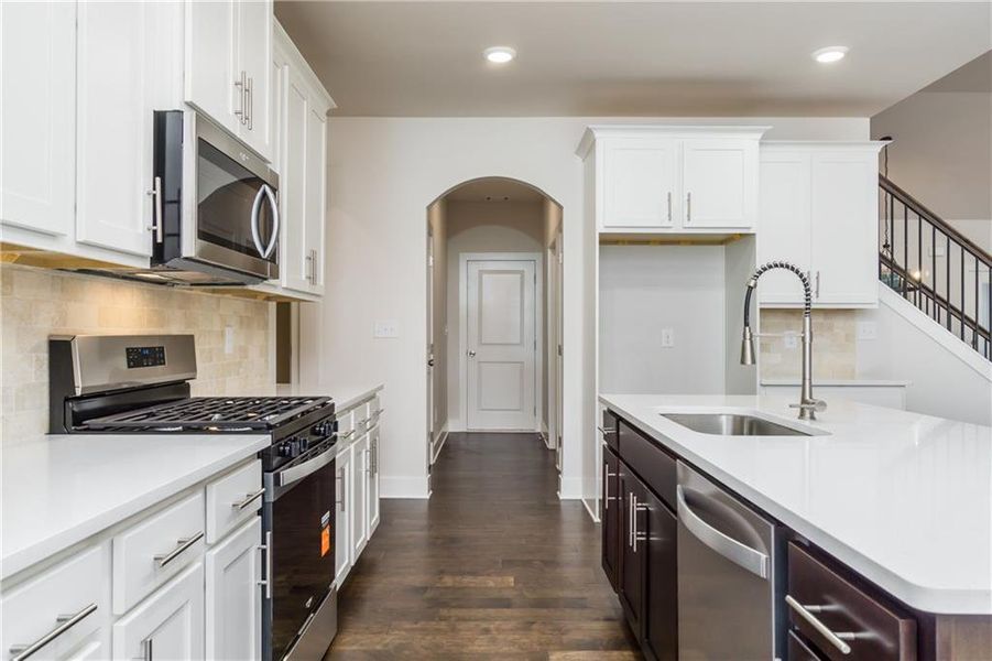 Furnished interior view inside a new home in , Snellville (Image 6).
