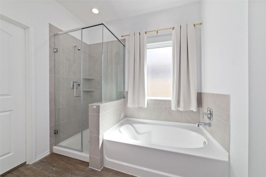 Furnished interior view inside a new home in Sunterra, Katy (Image 6).