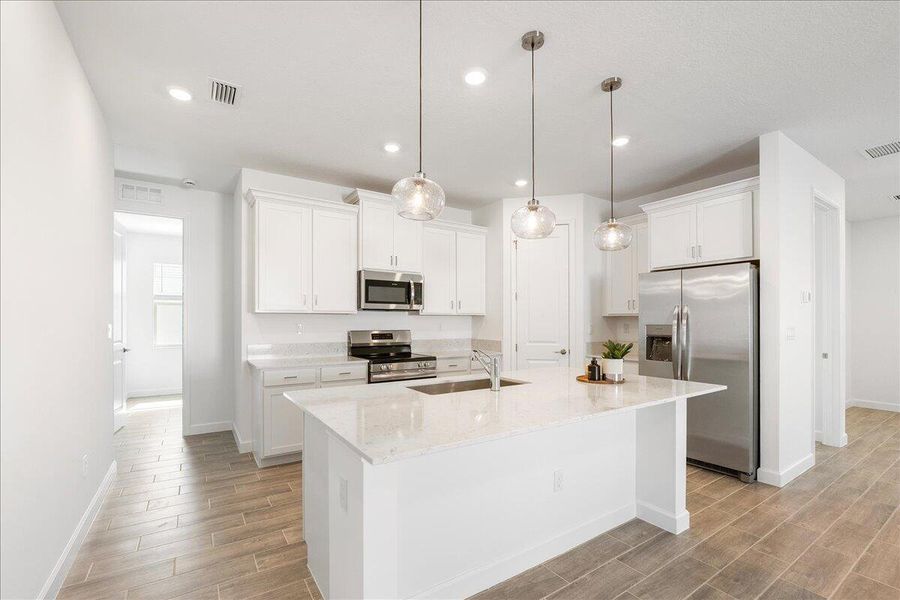 Furnished interior view inside a new home in , Fort Pierce (Image 8). Furnished interior view inside a new home in , Fort Pierce (Image 8).