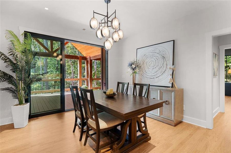 Furnished interior view inside a new home in , Talking Rock (Image 14).