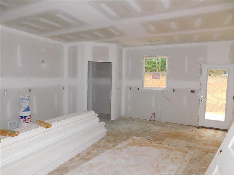 In-progress construction of a new home in , Dahlonega, GA (Image 7).
