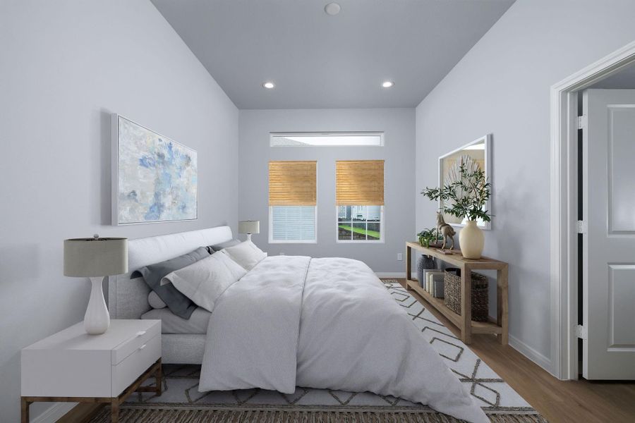 Furnished interior view inside a new home in , Spring (Image 5). Furnished interior view inside a new home in , Spring (Image 5).