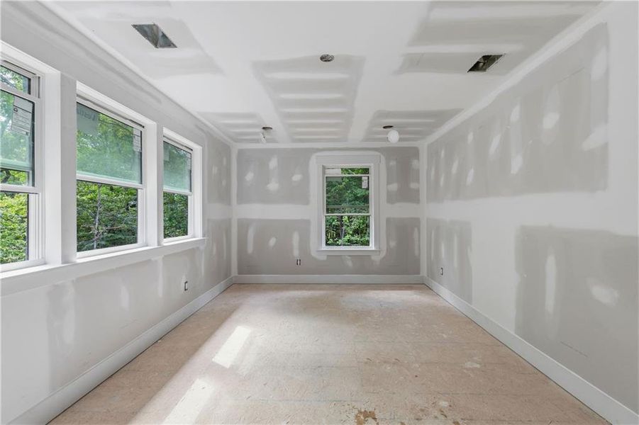 In-progress construction of a new home in , Peachtree Corners, GA (Image 4).