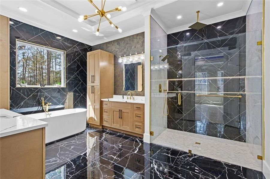 Furnished interior view inside a new home in , Winder (Image 42).