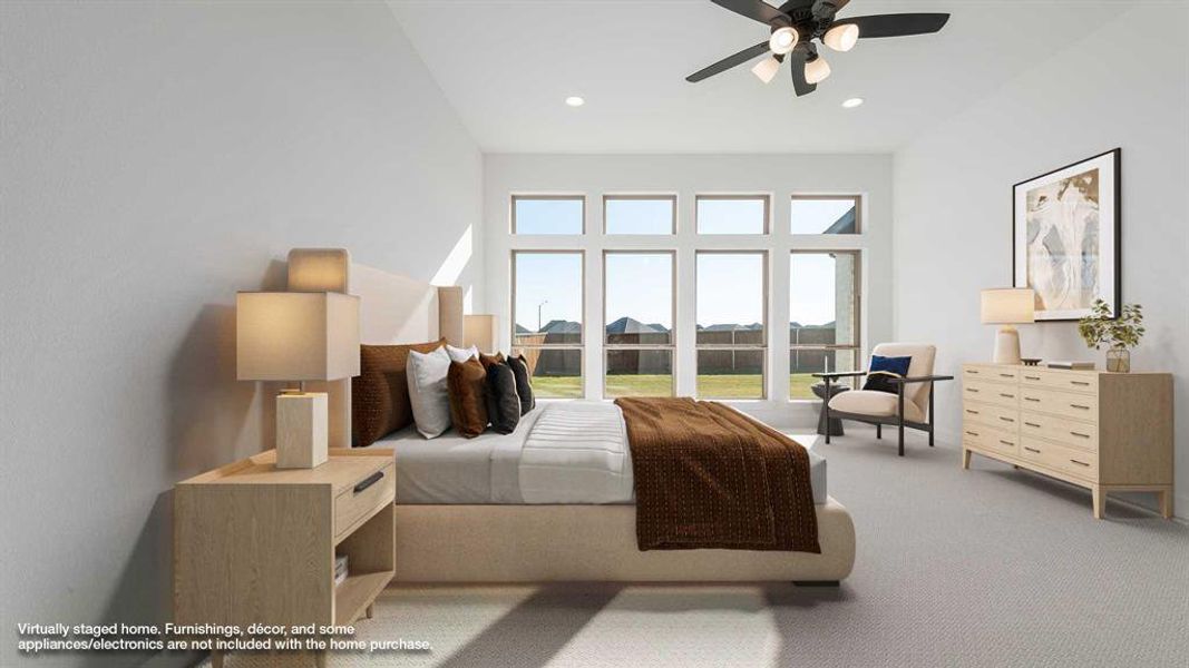 Furnished interior view inside a new home in Ventana 70', Fort Worth (Image 13).