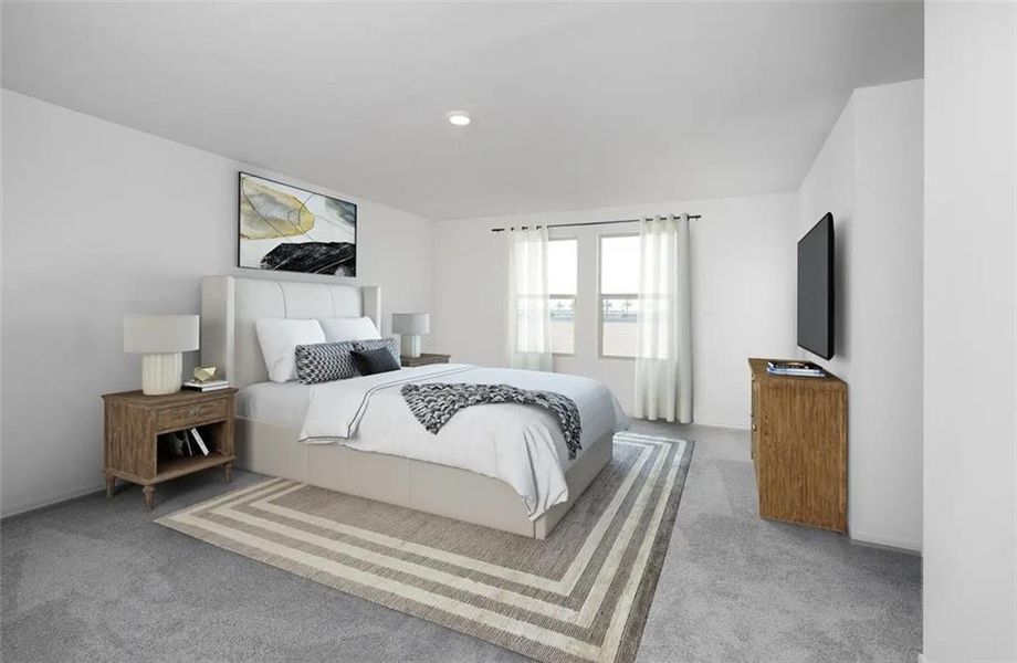 Furnished interior view inside a new home in Silverton, Dacula (Image 5).