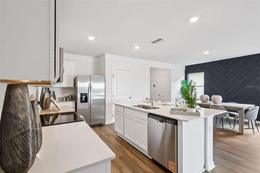 Furnished interior view inside a new home in , Haines City (Image 12).