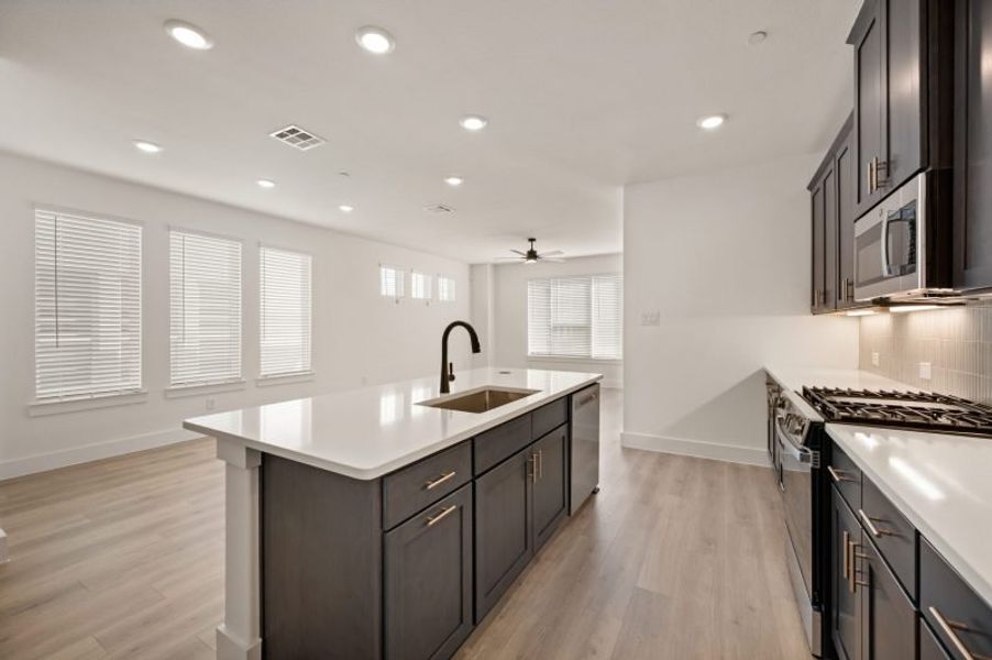 Furnished interior view inside a new home in Chelsea Commons, Allen (Image 6).