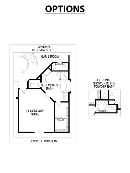 2D floor plan layout for the Brentwood 45 3F (w/Media) by First Texas Homes in Estates at Edgewood Creek, Celina, TX (Image 6). 2D floor plan layout for the Brentwood 45 3F (w/Media) by First Texas Homes in Estates at Edgewood Creek, Celina, TX (Image 6).