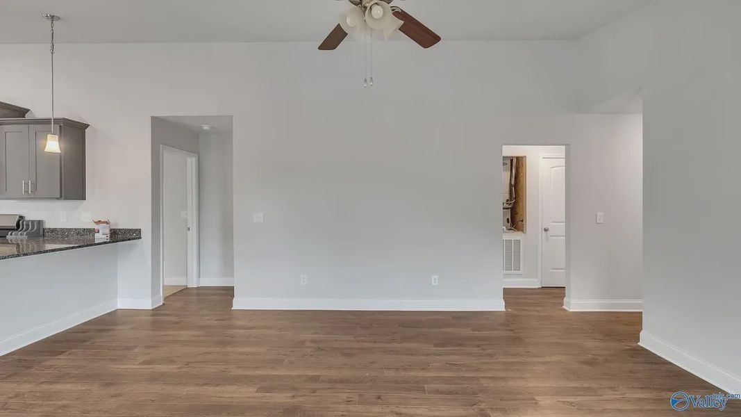 Representative unfurnished interior of a home built from the 1434 by Adams Homes in The Grove at Ballard Park, Jacksonville (Image 11).