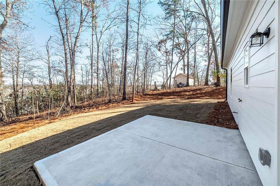 Exterior details and patio area of a home in , Buford (Image 4).