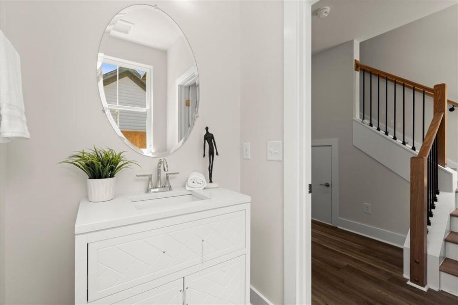 Furnished interior view inside a new home in , Atlanta (Image 11). Furnished interior view inside a new home in , Atlanta (Image 11).