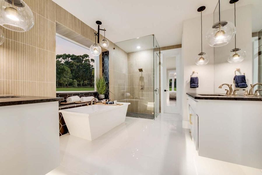 Representative furnished interior of a home built from the Grand Monterra II by Grand Homes in Grand Oaks, Celina (Image 11).