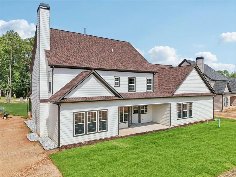 Exterior details and patio area of a home in , Lilburn (Image 42).