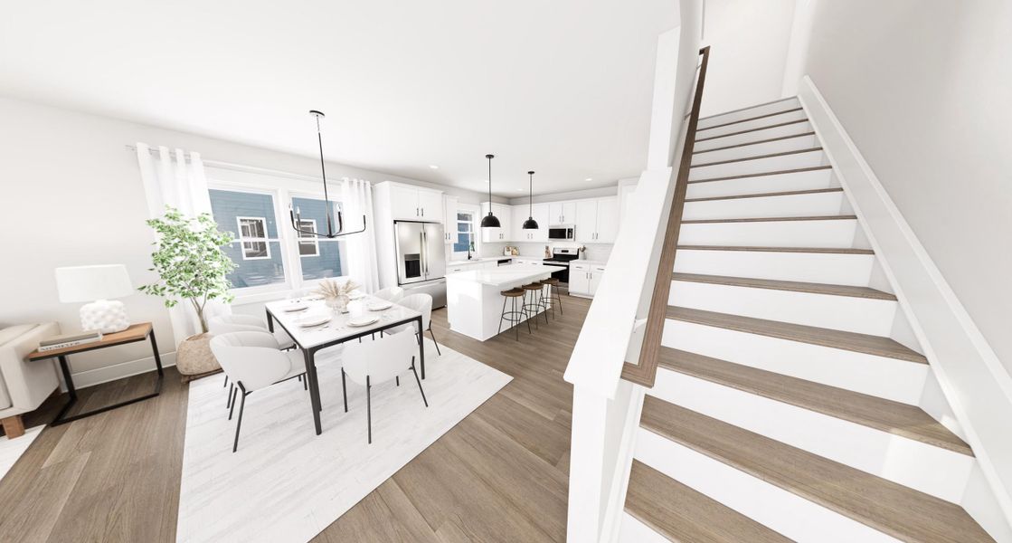 Furnished interior view inside a new home in Ponder, Wendell (Image 5).