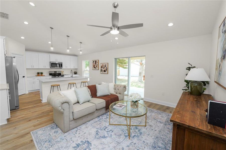 Furnished interior view inside a new home in , Eagle Lake (Image 4).
