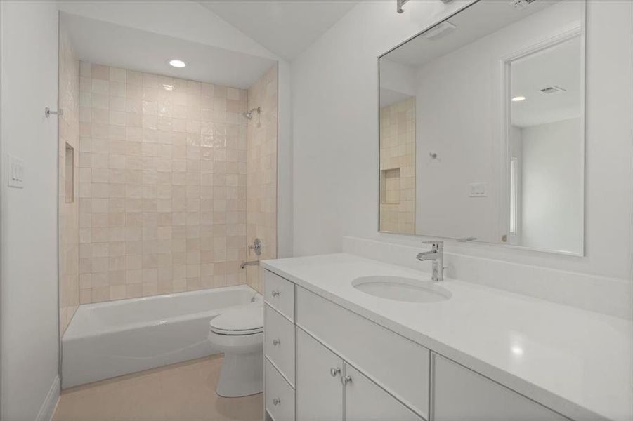 Furnished interior view inside a new home in , Dallas (Image 11). Furnished interior view inside a new home in , Dallas (Image 11).