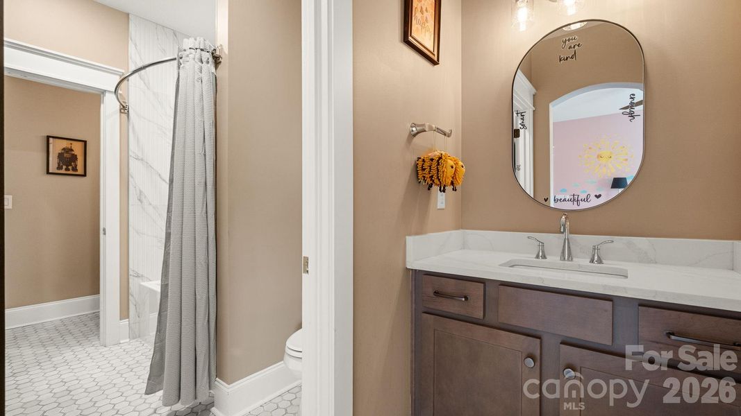 Furnished interior view inside a new home in , York (Image 10).