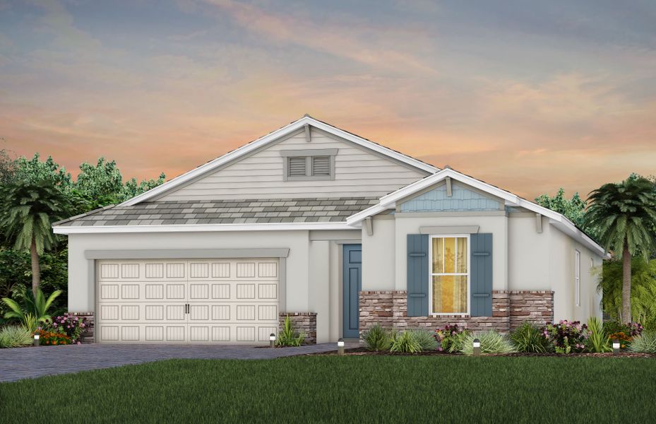 Exterior C2 with optional stone