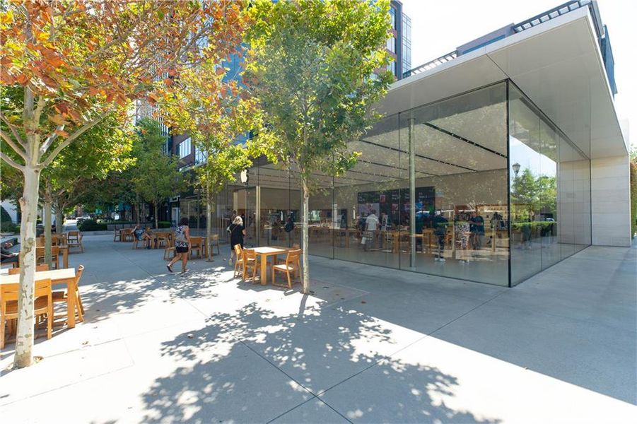 Front exterior of a new home in Byers Park, Alpharetta, GA, highlighting curb appeal (Image 25).