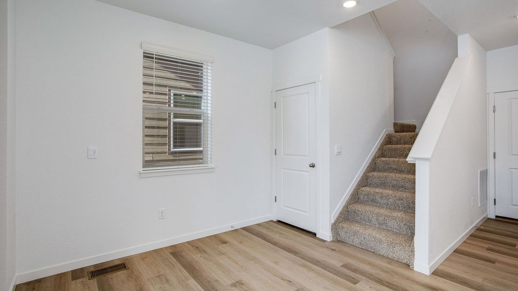 Spacious, unfurnished interior of a new home in Revere at Johnstown, Johnstown (Image 18). Spacious, unfurnished interior of a new home in Revere at Johnstown, Johnstown (Image 18).