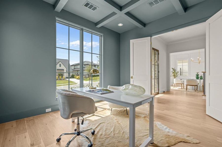 Furnished interior view inside a new home in , Fort Worth (Image 27).