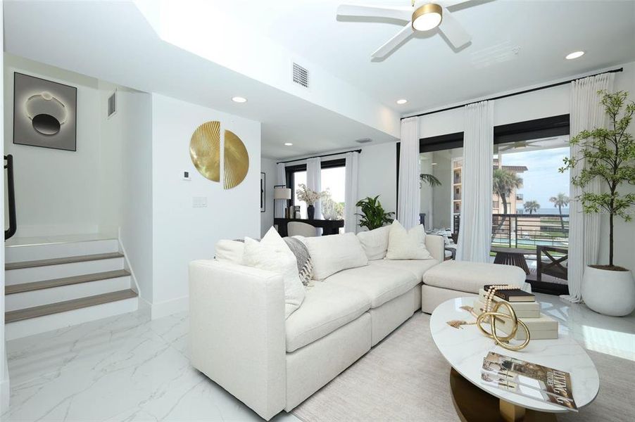 Furnished interior view inside a new home in , Ormond Beach (Image 9). Furnished interior view inside a new home in , Ormond Beach (Image 9).
