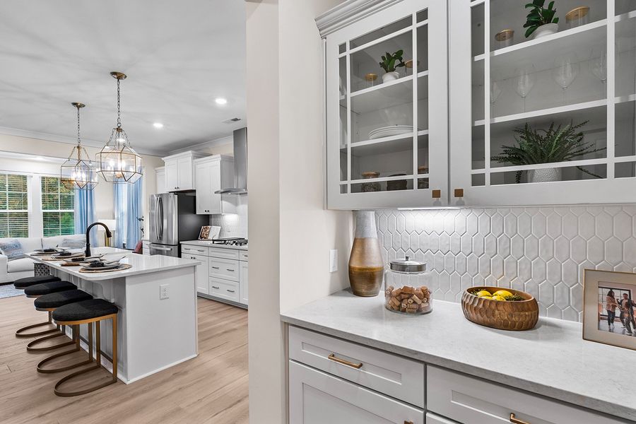 Representative furnished interior of a home built from the Savannah - Vanguard Collection by Mungo Homes in Fieldstone, Lexington (Image 4).