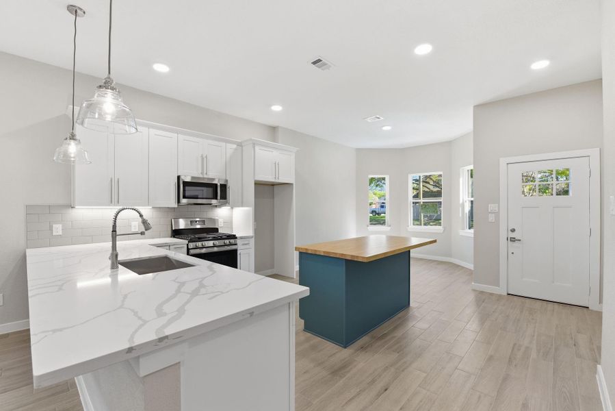 Furnished interior view inside a new home in , Spring (Image 6).