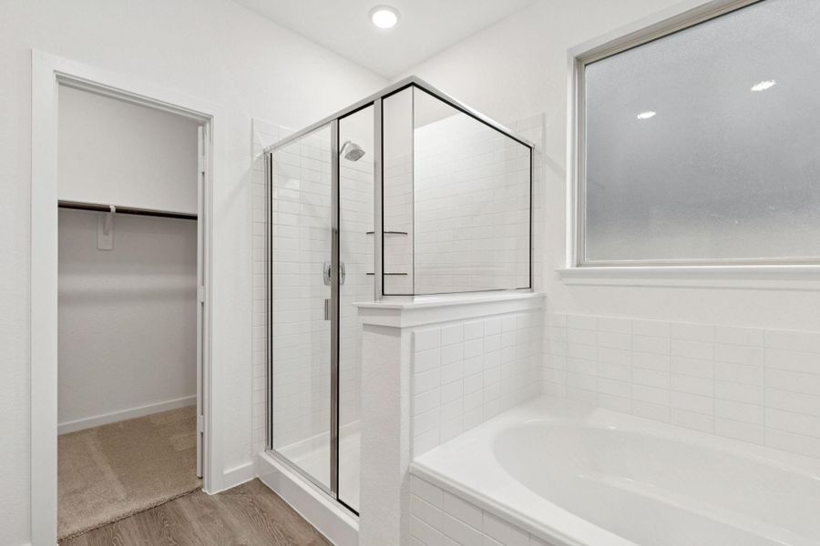 Furnished interior view inside a new home in Mavera, Conroe (Image 11).