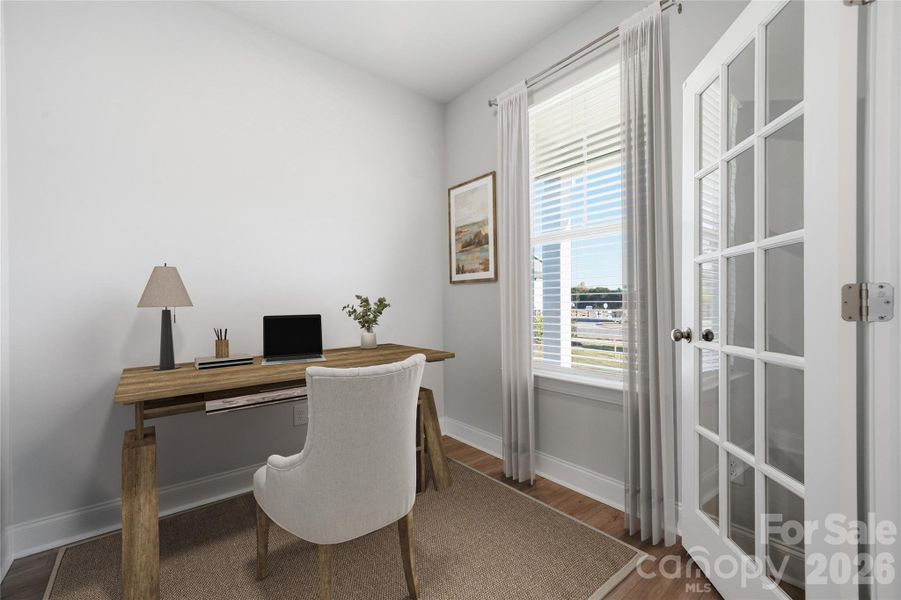 Furnished interior view inside a new home in Tillery at Wilson Farms, Fort Mill (Image 10). Furnished interior view inside a new home in Tillery at Wilson Farms, Fort Mill (Image 10).