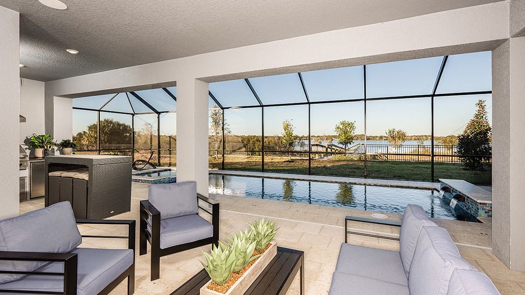 Representative exterior details of a home built from the Bimini by Taylor Morrison in Lochside, Mount Dora (Image 31).