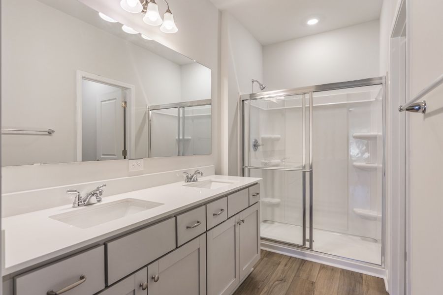 Furnished interior view inside a new home in Edwards Station, Taylors (Image 11).
