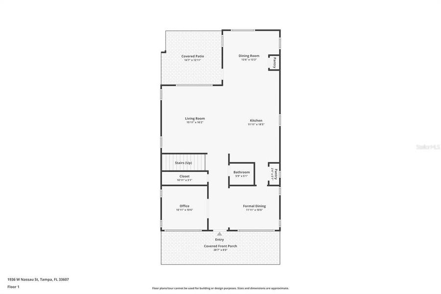 2D floor plan layout of this home in , Tampa, FL (Image 6). 2D floor plan layout of this home in , Tampa, FL (Image 6).