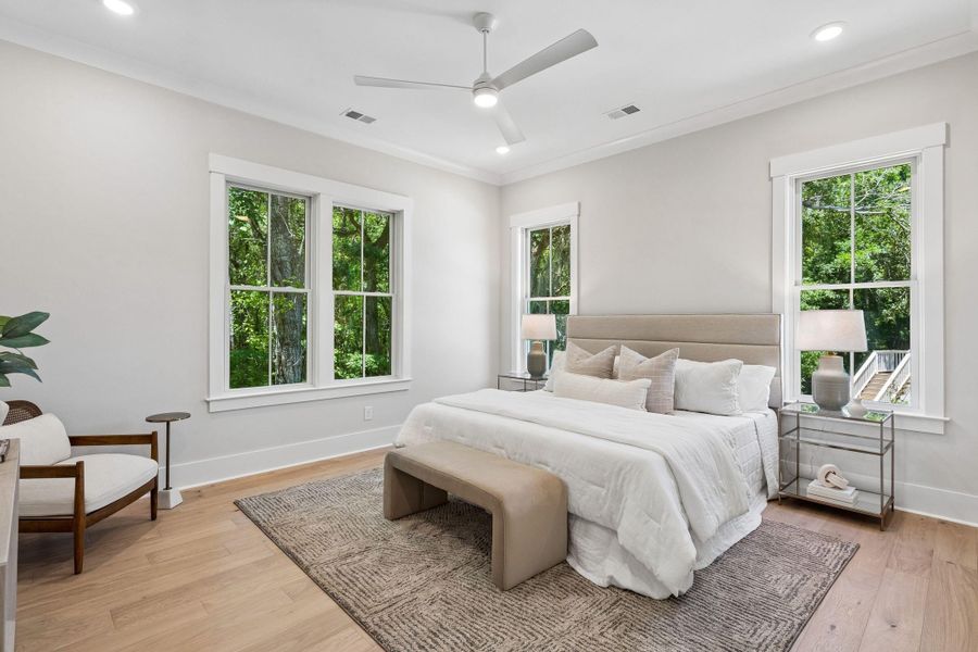 Furnished interior view inside a new home in , Charleston (Image 4).