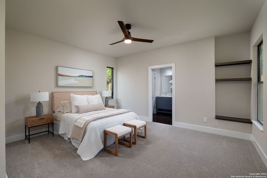 Furnished interior view inside a new home in , San Antonio (Image 8). Furnished interior view inside a new home in , San Antonio (Image 8).