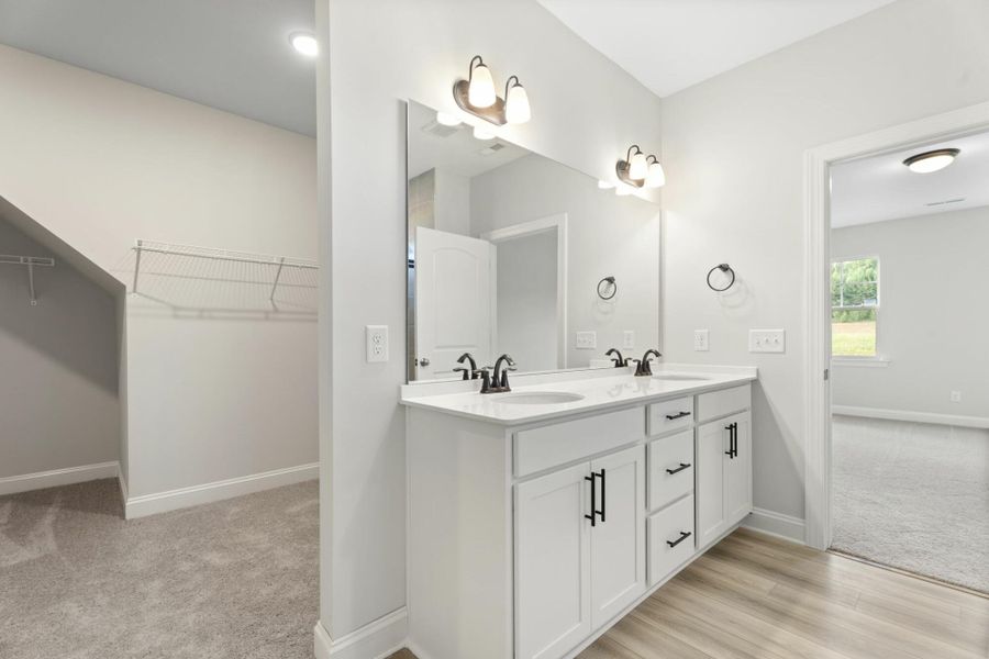 Furnished interior view inside a new home in Hopewell Garden, Winston-Salem (Image 11). Furnished interior view inside a new home in Hopewell Garden, Winston-Salem (Image 11).
